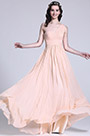 Elegant One Shoulder Soft Pink Bridesmaid Dress