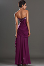 Robe de Soirée Sans Bretelle Violet