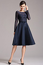 Gorgeous Navy Blue Long Sleeves Party Dress Cocktail Dress