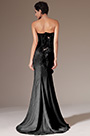 Strapless Black  Mermaid Prom Ball Gown