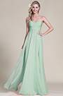 Graceful Strapless Sweetheart Mint Bridesmaid Dress Evening Dress