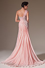 Pink Charming One Shoulder Evening Dress