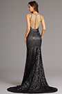 Dark Grey Sequin Formal Dress Evening Dress