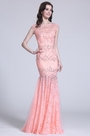 Розовое Вечернее Платье без без рукава