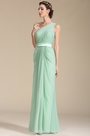 Robe de soirée/demoiselle d'honneur longue vert d'eau