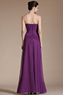 Strapless Sweetheart Purple Bridesmaid Dress Formal Dress