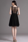 Black Lace Cocktail Party Dress