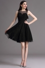 Black Lace Cocktail Party Dress