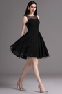 Black Lace Cocktail Party Dress
