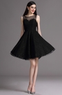 Black Lace Cocktail Party Dress