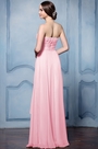Strapless Pink Bridesmaid Dress Evening Dress