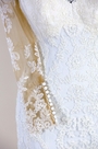 Robe de Mariée Manche Longue DentelleF09618089)