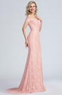 Elegant Off Shoulder Lace Evening Gown
