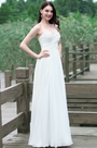 White Strapless Sweetheart Wedding Dress