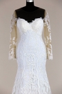 Robe de Mariée Manche Longue DentelleF09618089)