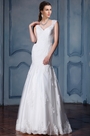 Cap Sleeves Lace Bridal Gown