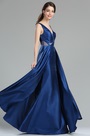 Robe de Soirée Fantaisie Bleu Occasion pour Femme