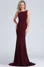 Elegant Burgundy Mermaid Prom Night Dress