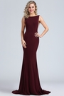 Elegant Burgundy Mermaid Prom Night Dress