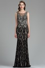 Classy Long Black Lace Prom Evening Gown