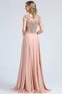 Elegant Beaded A-line Formal Evening Dress