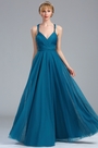 Blue Strapped Convertible Bridesmaid Dress