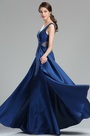 Robe de Soirée Fantaisie Bleu Occasion pour Femme