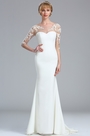 Robe de Mariée Manche Longue Dentelle Moderne