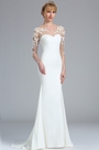 Robe de Mariée Manche Longue Dentelle Moderne