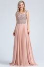 Elegant Beaded A-line Formal Evening Dress