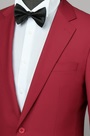 Burgundy Custom  Men Suits Tuxedo
