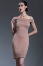 Robe de Cocktail Elastique Epaules Découvertes