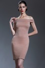 Robe de Cocktail Elastique Epaules Découvertes
