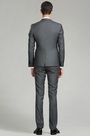 Maßgeschneiderte  Grau Herren Anzüge Business Anzug