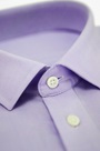 Sans Repassage Chemise Sur Mesure 100% Coton Lilas