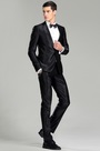 Custom Black Men Suits Tuxedo
