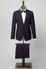 Custom  Men Suits Tuxedo in Dark Purple