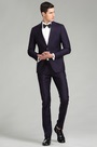Custom  Men Suits Tuxedo in Dark Purple
