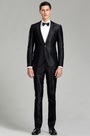 Custom Black Men Suits Tuxedo