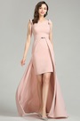 Elegant Pink Fashion Detachable Dress for Women