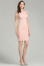 Elegant Pink Fashion Detachable Dress for Women