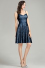 Платье вечернее для коктейля Blue Sequin