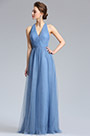 Tulle Bleu Robe de Demoiselle d'honneur Bal