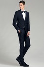 Navy Blue Custom Men Suits Business Suit