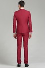 Burgundy Custom  Men Suits Tuxedo