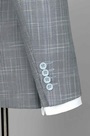 Gris Claire Costume sur Mesure pour Hommes