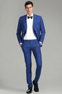 Vertical Stripes Custom Men Suits Party Tuxedo