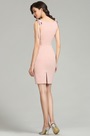 Elegant Pink Fashion Detachable Dress for Women