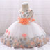 Embroidery Sleeveless Baby Dress Infant Dress