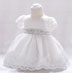 Lovely Lace Short Sleeves Baby Dress